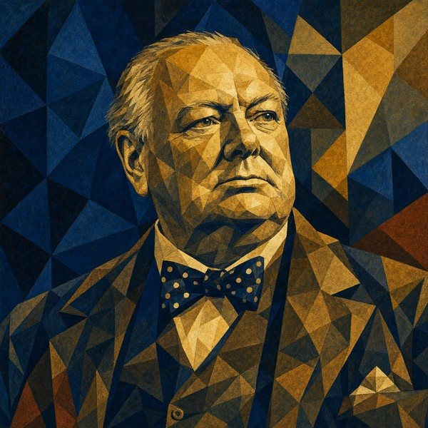 Portrait de Churchill