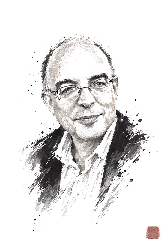 Portrait à l'encre de Jean Grimaldi d'Esdra
